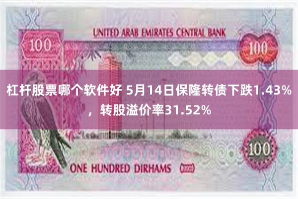 杠杆股票哪个软件好 5月14日保隆转债下跌1.43%，转股溢价率31.52%