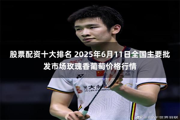 股票配资十大排名 2025年6月11日全国主要批发市场玫瑰香葡萄价格行情